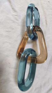 Chaîne décorative en résine de bonne qualité, nouvelle conception colorée, maillons de chaîne murale en résine disponibles dans toutes les tailles et toutes les couleurs. - Product Image 2