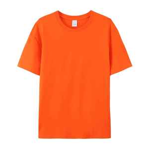 T-shirt en coton vert olive pour homme, manches courtes, col rond, coupe classique, décontracté, couleur unie, jersey tricoté, teint uni - Product Image 3
