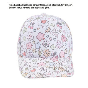 Fashion Kids Baseball Cap Adjustable Headwear for Boys and Girls Children Outdoor Cap Breathable Cotton Casual Everyday Hat - Product Image 2