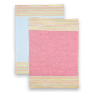 Serviette de cuisine multi-usage en coton 100% certifié GOTS, tissée, à rayures, à carreaux, douce, confortable, séchage rapide, gaufrée, écologique - Product Image 1