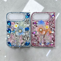 Nouvelle Arrivée 2026 – Série Luxe Pliable Faite Main avec Diamants Scintillants – Coques et Étuis pour iPhone 18 Duo
