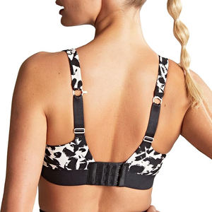 Sujetador deportivo Longline para mujer, estilo crop top, de alta sujeción, sin costuras, espalda cruzada, transpirable, de secado rápido, compresión, para gimnasio - Product Image 3