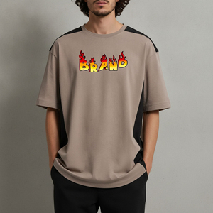 Luxury Unisex 100% Cotton Oversize Eco-Friendly Silk Screen Printed Front Custom Short Sleeve Quick Dry Solid Pattern T-<b>Shirt</b> - Product Image 6