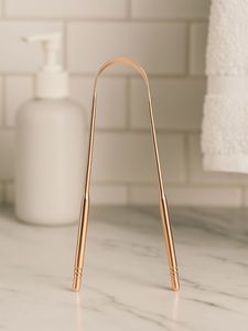 Brosse nettoyante pour la langue biodégradable, design simple, pour la salle de bain - Product Image 4