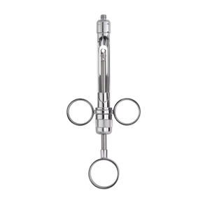 Seringue d'aspiration manuelle à 3 anneaux en acier inoxydable, réutilisable et autoclavable, pour anesthésie dentaire de qualité supérieure - Product Image 2