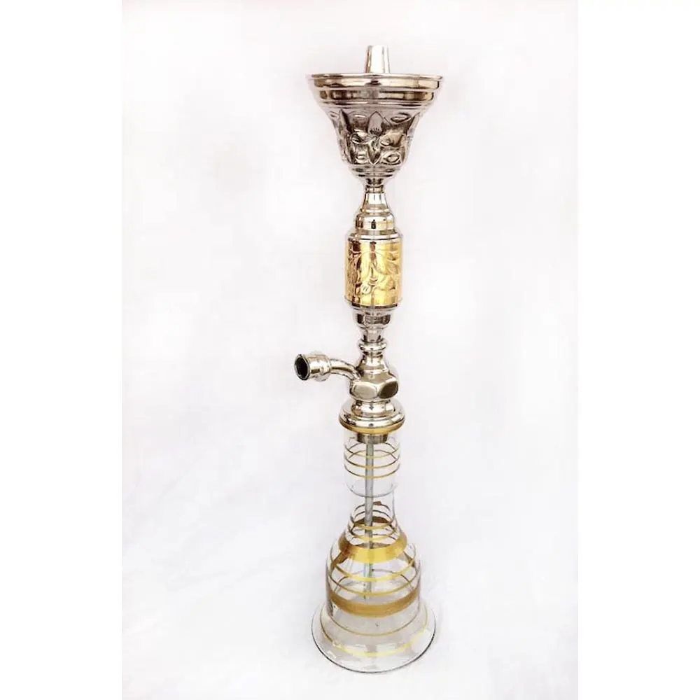 Shisha hookah en laiton antique, métal, vente en gros, sans plomb, 1 pièce