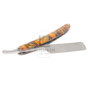 Heavy Duty Men's Stainless Steel Wood Handle <b>Straight</b> Shaving <b>Razors</b> for Face & Barber Shop Use - Product Image 3