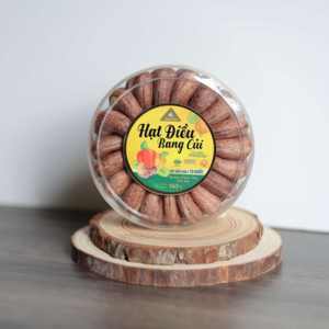 เม็ดมะม่วงหิมพานต์อบแบบไม่ปอกเปลือก ออร์แกนิค พรีเมียม เวียดนาม เกรด W180 รสเนยและเค็ม บรรจุกล่องของขวัญทรงกลม 163 กรัม - ขายส่งจากโรงงานโดยตรง - Product Image 3