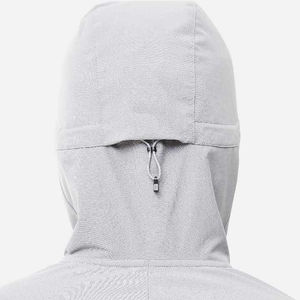 Veste de sport coupe-vent à capuche pour homme, manches longues, blocs de couleur, fermeture éclair, coupe régulière, saison automne - Product Image 3