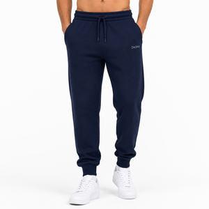 Pantalon de survêtement personnalisé 100 % coton de haute qualité pour hommes, respirant, coupe ample, jambe droite, style jogging, vente en gros OEM - Product Image 4