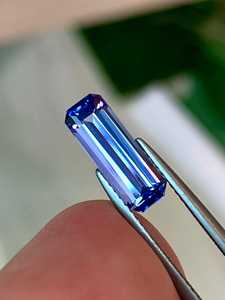 Pierre précieuse tanzanite bleue naturelle, taillée, provenant de Tanzanie, pour la fabrication de bijoux, bagues, pendentifs, vente en gros - Product Image 4