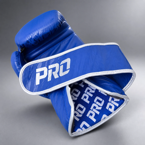 Gants de boxe professionnels en cuir, vente en gros, entraînement, sparring, Muay Thai, Kickboxing, sangle de poignet réglable, légers, OEM - Product Image 5