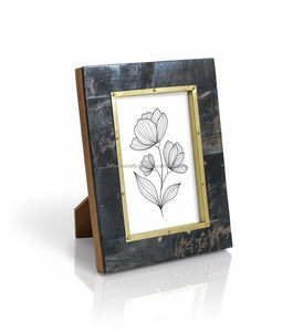 Natural Buffalo Horn Photo <b>Frame</b> Handmade Polished Horn Picture <b>Frame</b> Elegant Decorative Home Decor <b>Frame</b> Gift Item - Product Image 3