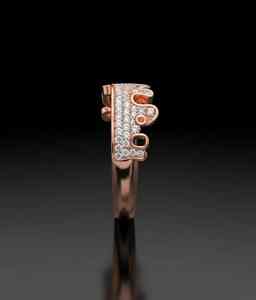 Mens Hip Hop Diamond Drip <b>Ring</b> Iced Out 925 Sterling <b>Silver</b> 10K 14K Gold Luxury <b>Statement</b> Party Wear Jewelry Gift for Him - Product Image 4