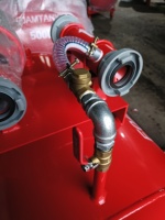 Chariot mobile semi-fixe pour équipement de lutte contre l'incendie à la mousse de 300 à 1000 L, réservoir de mousse pour la lutte contre l'incendie, dispositifs d'extinction d'incendie, doux