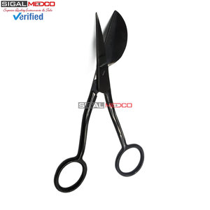 กรรไกรตัดผ้าแบบโค้งสองด้าน ขนาด 5.8 นิ้ว ยี่ห้อ Applique Pelican Duckbill Blade ด้ามจับแบบออฟเซ็ต สำหรับงานปักมือ งานเย็บผ้า และงานตกแต่งด้วยด้าย - Product Image 6