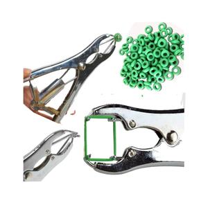 Elastrator Applicateur de castration Plastique Anneau Bleu Outil Vétérinaire Queue de Chiot Bandage Amarrage Soins des animaux Vétérinaire - Product Image 5