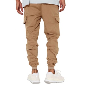Pantalones Cargo de Lona para Hombre, Estilo Casual, Multibolsillos, Rectos, Elásticos, Transpirables, de Secado Rápido, Estilo Urbano - Product Image 3