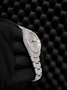 Reloj de Lujo de 41 mm con Diamantes, Estilo Hip Hop, Movimiento Automático, VVS Bussdown, Moissanita, para Hombre, con Caja - Product Image 2