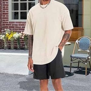 Camiseta de hombre con cuello redondo, diseño moderno, corte ajustado, camisetas sólidas para hombre, camisetas de manga corta para hombre, subidas por Dress Sports - Product Image 6