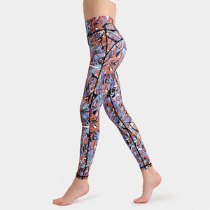 New Arrival High Quality Sublimation Women Leggings For Gym Workout Sportswear Quick Dry Lightweight Leggings for Unisex - Product Image 4