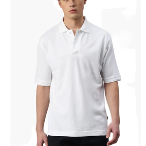 Polos de Hombre de Manga Corta, Secado Rápido, Ligeros, para Golf, Casuales, con Cuello, Transpirables, que Absorben la Humedad, Blancos - Product Image 1