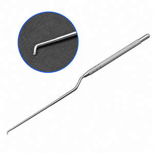 Gancho Cerumen Premium de Acero Inoxidable de 14cm y 16cm con Puntas Finas y Afiladas para Otorrinolaringología, Instrumentos Quirúrgicos Médicos, Kit Quirúrgico - Product Image 3