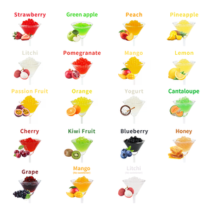 High quality Tropical-Tasting Mango Popping <b>Boba</b> ideal to Shaved Ice Dessert Toppings - Product Image 1