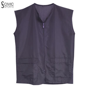 Gilet de travail respirant personnalisé pour hommes pour supermarché et salon de coiffure gilets de qualité avec logo élégant pour vêtements d'extérieur - Product Image 3
