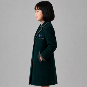 Premium Customizable High Quality <b>Kids</b> Woolen <b>Coats</b> <b>Winter</b> Warmth Stylish Children's Comfortable Cold Weather Outerwear - Product Image 2