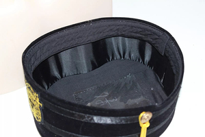 2025 Brand New Knights Templar Commandery Crown Cap Black Templar Hand Embroidered Emblem Customized Ceremonial Cycling Outdoor - Product Image 6