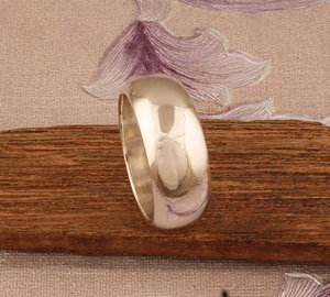 Luxury 925 Sterling <b>Silver</b> Bezel Setting Gemstone Band <b>Ring</b> Elegant High Quality Minimalist <b>Statement</b> Jewelry Unisex Handcrafted - Product Image 4