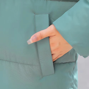 Chaqueta Larga Acolchada para Mujer Ryan Pro Gear, Transpirable, Resistente al Agua, con Relleno de Poliéster, Cálida y con Capucha - Product Image 5