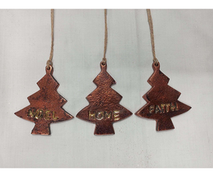 Adornos Navideños Metálicos, Duraderos e Inastillables, Decoración para Colgar en el Árbol, Decoraciones Navideñas para el Hogar, Regalos Festivos de Temporada - Product Image 3