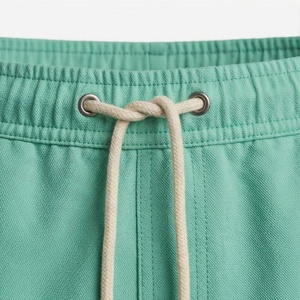 Shorts de bain personnalisés pour l'entraînement en extérieur, caleçons de bain de plage à taille ajustable, tissu respirant, séchage rapide, bas de tenue d'été - Product Image 4