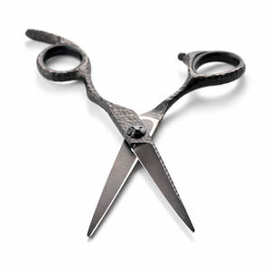 Tijeras de Corte de Pelo Profesionales Rockstar, Color Negro Mate, 6 Pulgadas, Acero Inoxidable, para Peluquería, Estilismo - Product Image 5