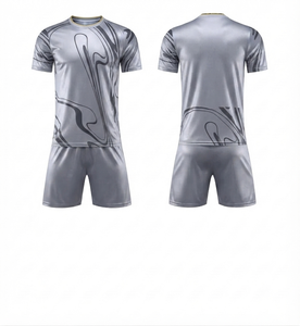 Sportswear Marble Print Custom Soccer Football Uniform Quick Dry Crew <b>Neck</b> sports custom club uniform <b>light</b> weight team apparel - Product Image 1
