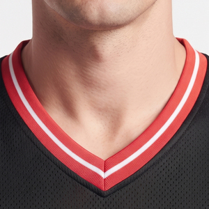 Men's Lacrosse Training Jersey Lightweight Men V-Neck Lacrosse Jersey Premium Custom Mesh Lacrosse Jersey - Product Image 5