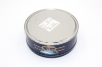 Boîtes de bonbons rondes en fer blanc 340g/12oz personnalisées Boîtes d'emballage de biscuits au chocolat sucré et au beurre Boîtes en métal pour emballage de qualité supérieure