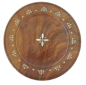 Bandeja de servir chocolate personalizable para uso en restaurantes, hecha a mano con madera y detalles de nácar, a un precio increíble. - Product Image 4