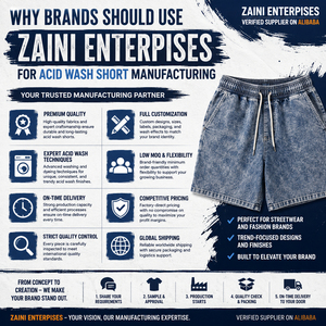 Shorts délavés pour hommes en molleton de coton premium 400 GSM, coupe décontractée, ourlet brut, logo personnalisé sérigraphié, style streetwear - Product Image 5