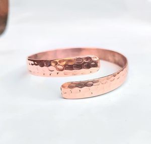 <b>Copper</b> Alloy Cuff Bracelet Antique <b>Copper</b> Plated Vintage Style Unisex Fashion Jewelry - Product Image 3