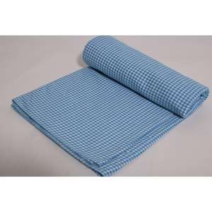 Tela de Algodón Suave Tejida a Mano con Diseño a Cuadros, Tela Indígena Ligera para Costura, Manualidades y Confección de Vestidos - Product Image 3