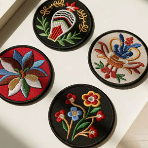 Custom Eco-Friendly Embroidery Logo Chenille <b>Patches</b> with Sequins-Sew-On Style for Clothing <b>Jackets</b> & Bags-Wholesale - Product Image 5