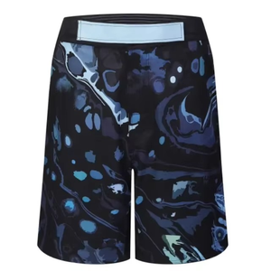 Latest Design Professional MMA <b>Shorts</b> for Men Customized Logo Printing 100% Polyester <b>Stretch</b> Breathable Quick Dry Features - Product Image 6