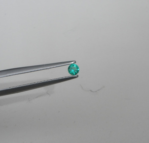 2.5mm AAA Natural Green Colombian Emerald Round Brilliant Cut Loose <b>Gem</b> Third Party Certified for Jewelry Making - Product Image 6