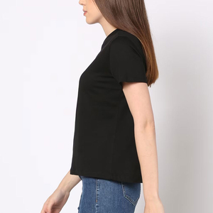 T-shirt classique vierge pour femme, col rond unisexe, 220 GSM, hauts streetwear, vêtements de sport, t-shirts d'extérieur - Product Image 2