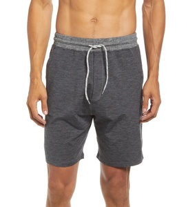 2025 nouveau Style haute qualité 100% coton hommes Gym Sweat Shorts impression personnalisée motif solide décontracté Shorts vierges - Product Image 1