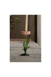 Antique Gold Metal Flower Candle <b>Holder</b> Vintage Floral <b>Candlestick</b> Decorative Tabletop Home Decor European Style - Product Image 2