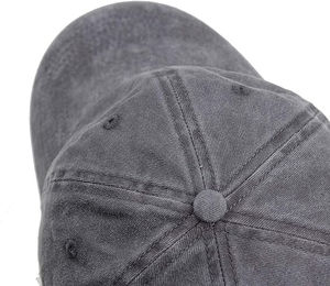 Gorras de Béisbol Deportivas Bordadas a Mano, Transpirables e Impermeables, 100% Algodón, Servicio OEM, para Hombre, Logotipo Personalizado, Tela Suave, Venta al Por Mayor - Product Image 2